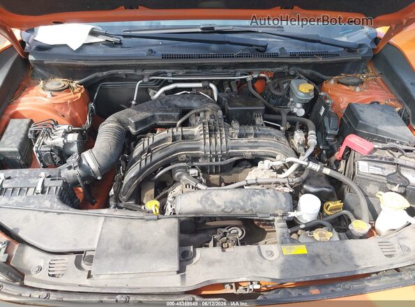 JF2GTADC5J8200540 2018 SUBARU CROSSTREK Orange Widok z tyłu