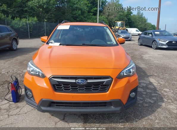 JF2GTADC5J8200540 2018 SUBARU CROSSTREK Orange Widok wnętrza z tyłu