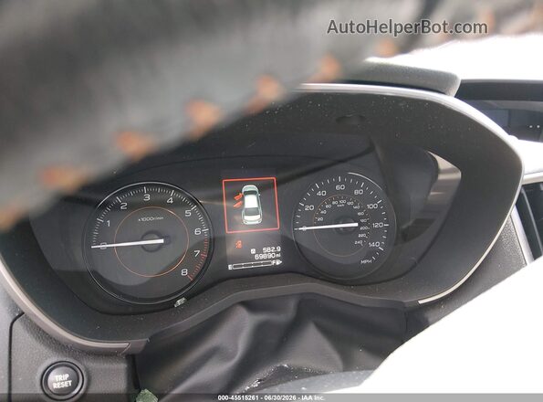 JF2GTADC5JH347909 2018 SUBARU CROSSTREK Burgundy Widok tylnych siedzeń
