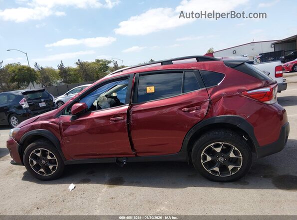 JF2GTADC5JH347909 2018 SUBARU CROSSTREK Burgundy Widok wnętrza z tyłu