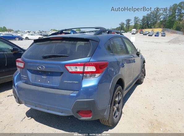 JF2GTADC7J8227660 2018 SUBARU CROSSTREK Blue Հետևի աջ