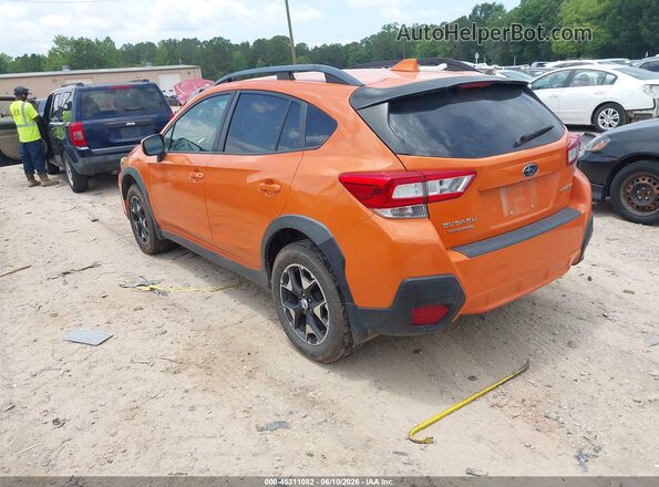 JF2GTADC7JH248296 2018 SUBARU CROSSTREK Orange Rear left