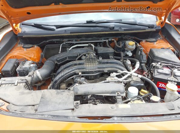 JF2GTADC7JH248296 2018 SUBARU CROSSTREK Orange Rear view