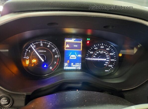 JF2GTADC8JH228705 2018 SUBARU CROSSTREK Gray Widok zestawu wskaźników