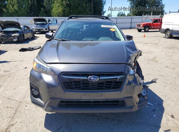 JF2GTADC8JH319683 2018 SUBARU CROSSTREK Gray Widok z przodu