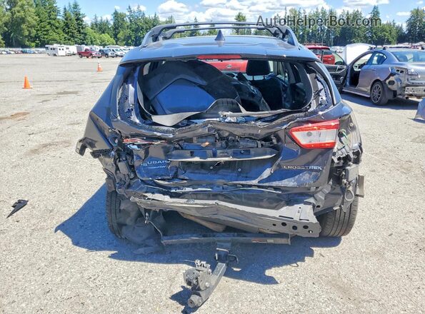 JF2GTADC8JH319683 2018 SUBARU CROSSTREK Gray Widok z tyłu