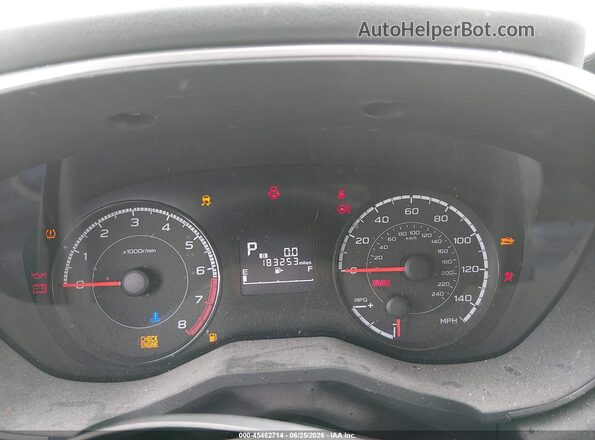 JF2GTADC8K8225398 2019 SUBARU CROSSTREK White Widok tylnych siedzeń