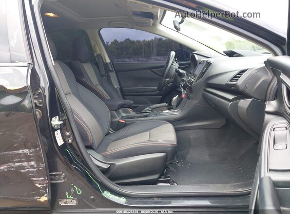 JF2GTADC9K8240976 2019 SUBARU CROSSTREK Black Вид салону спереду