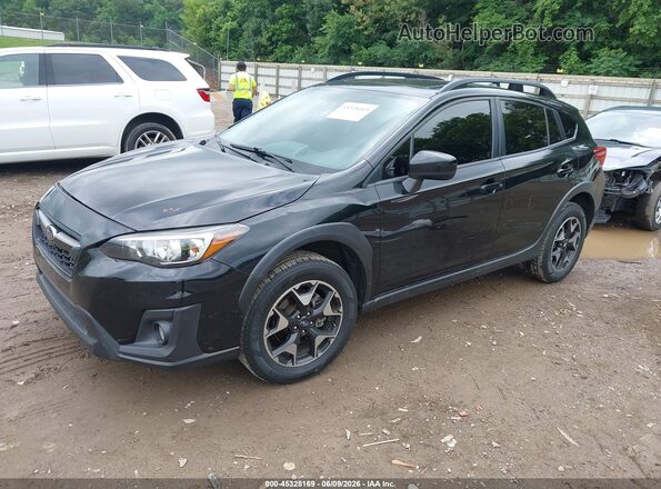 JF2GTADC9K8240976 2019 SUBARU CROSSTREK Black Передня ліва чверть