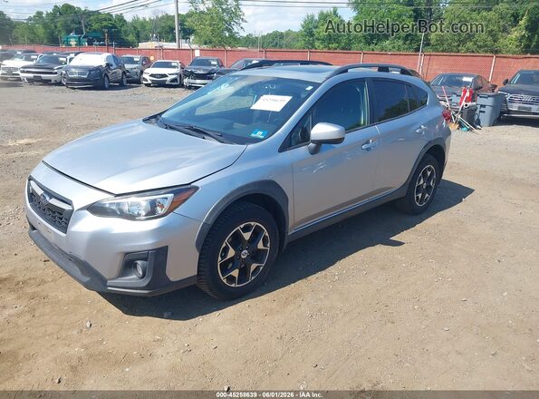 JF2GTADCXJH232383 2018 SUBARU CROSSTREK Gray Передня ліва чверть
