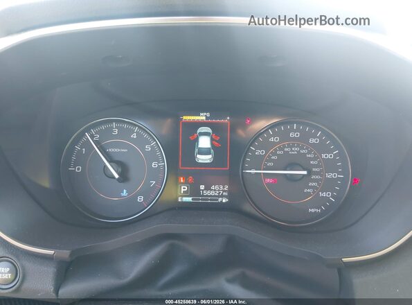 JF2GTADCXJH232383 2018 SUBARU CROSSTREK Gray Вид задніх сидінь
