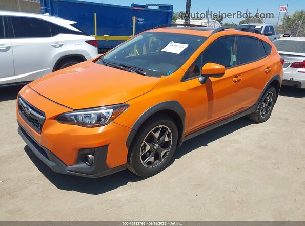 JF2GTADCXJH272480 2018 SUBARU CROSSTREK Orange 