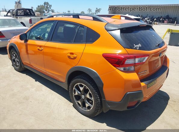 JF2GTADCXJH272480 2018 SUBARU CROSSTREK Orange 