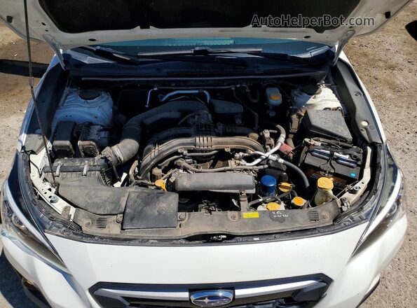 JF2GTAEC0K8216287 2019 SUBARU CROSSTREK White Vista interior trasera