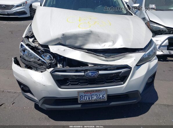 JF2GTAEC0K8263030 2019 SUBARU CROSSTREK Белый Вид щитка приборов