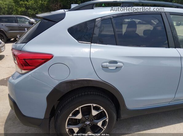 JF2GTAEC0KH393972 2019 SUBARU CROSSTREK Light Blue Front view