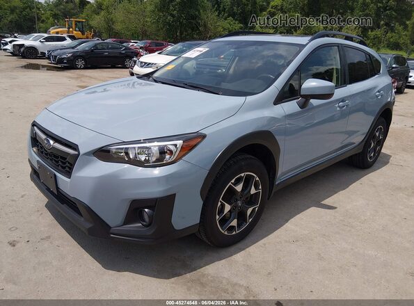 JF2GTAEC0KH393972 2019 SUBARU CROSSTREK Light Blue Front left
