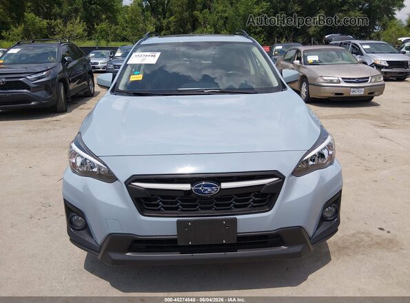 JF2GTAEC0KH393972 2019 SUBARU CROSSTREK Light Blue Instrument cluster view