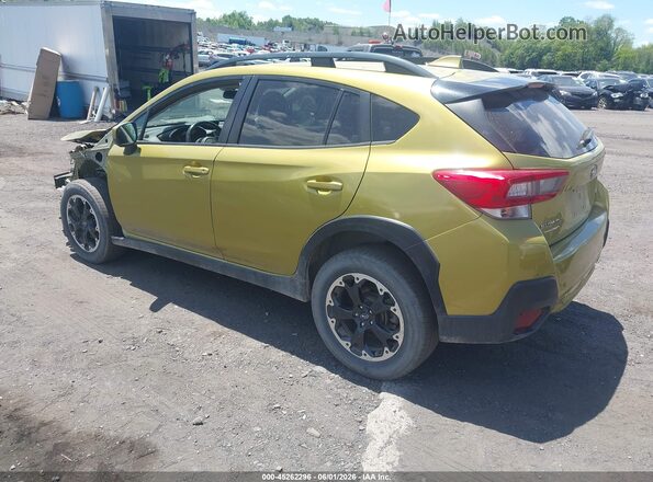 JF2GTAEC0MH364085 2021 SUBARU CROSSTREK Green Հետևի ձախ