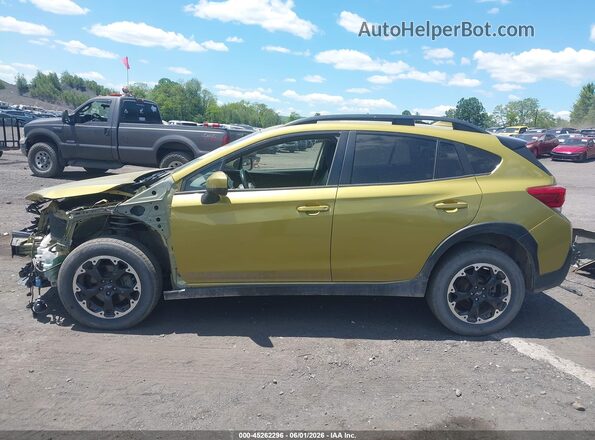JF2GTAEC0MH364085 2021 SUBARU CROSSTREK Green Սալոնի 360 աստիճան տեսք
