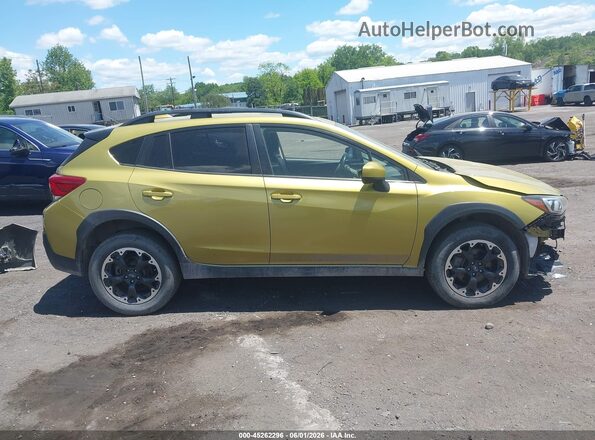 JF2GTAEC0MH364085 2021 SUBARU CROSSTREK Green Սալոնի հետևի տեսք