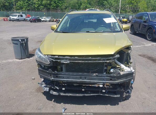 JF2GTAEC0MH364085 2021 SUBARU CROSSTREK Green Դիմացի տեսք