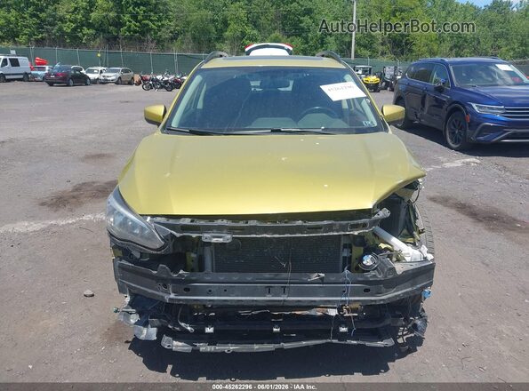 JF2GTAEC0MH364085 2021 SUBARU CROSSTREK Green Սարքավորումների վահանակի տեսք