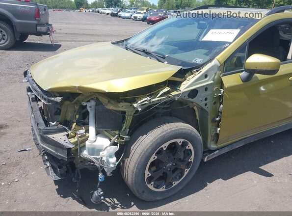 JF2GTAEC0MH364085 2021 SUBARU CROSSTREK Green 