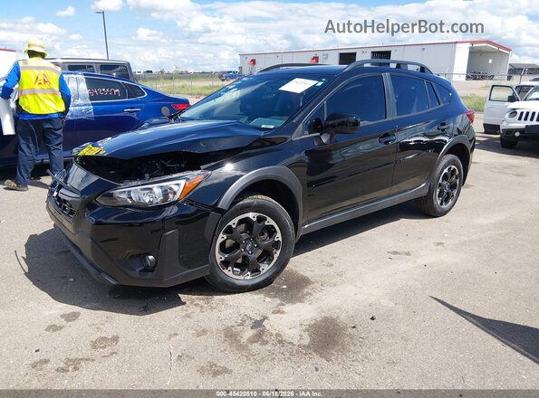 JF2GTAEC0NH206122 2022 SUBARU CROSSTREK Black Front left