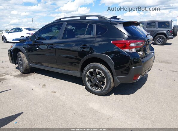 JF2GTAEC0NH206122 2022 SUBARU CROSSTREK Black Rear left