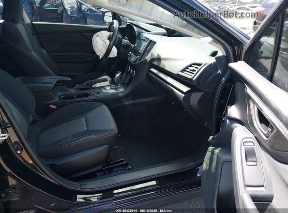 JF2GTAEC0NH206122 2022 SUBARU CROSSTREK Black Front interior view