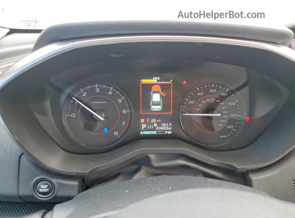 JF2GTAEC0PH259728 2023 SUBARU CROSSTREK Blue Սարքավորումների վահանակի տեսք