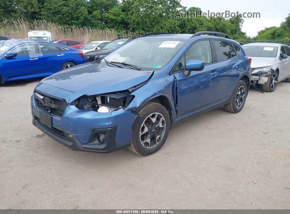 JF2GTAEC1K8392233 2019 SUBARU CROSSTREK Blue Vista tres cuartos delantera izquierda