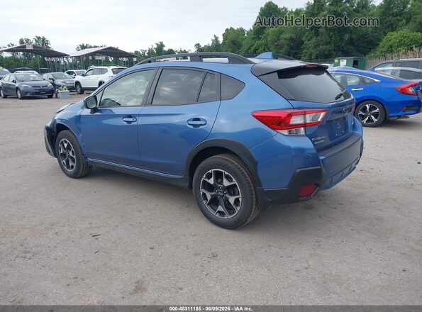 JF2GTAEC1K8392233 2019 SUBARU CROSSTREK Blue Trasero izquierdo