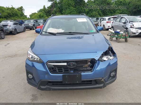 JF2GTAEC1K8392233 2019 SUBARU CROSSTREK Blue Vista interior trasera