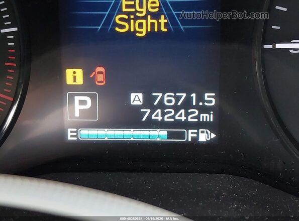 JF2GTAEC2K8203525 2019 SUBARU CROSSTREK Silver 