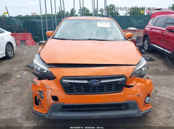 JF2GTAEC2KH313703 2019 SUBARU CROSSTREK Orange Вид задньої частини салону