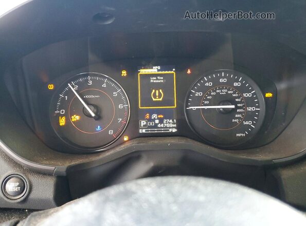 JF2GTAEC3LH207052 2020 SUBARU CROSSTREK Серый Вид щитка приборов