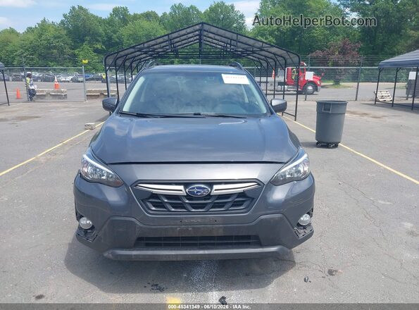 JF2GTAEC3M8343604 2021 SUBARU CROSSTREK Gray Սալոնի հետևի տեսք