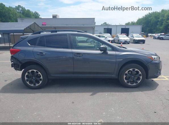JF2GTAEC3M8343604 2021 SUBARU CROSSTREK Gray Սալոնի 360 աստիճան տեսք