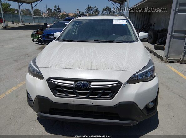 JF2GTAEC3MH668480 2021 SUBARU CROSSTREK Белый Вид щитка приборов