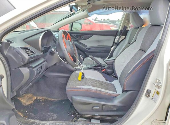 JF2GTAEC3PH245452 2023 SUBARU CROSSTREK White Widok wnętrza z przodu