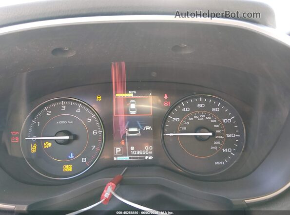 JF2GTAEC4K8206054 2019 SUBARU CROSSTREK Orange Հետևի նստատեղերի տեսք