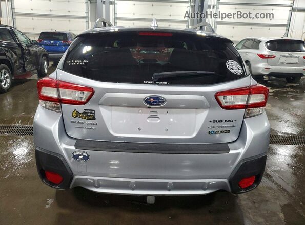 JF2GTAEC4K8232217 2019 SUBARU CROSSTREK Silver Rear view