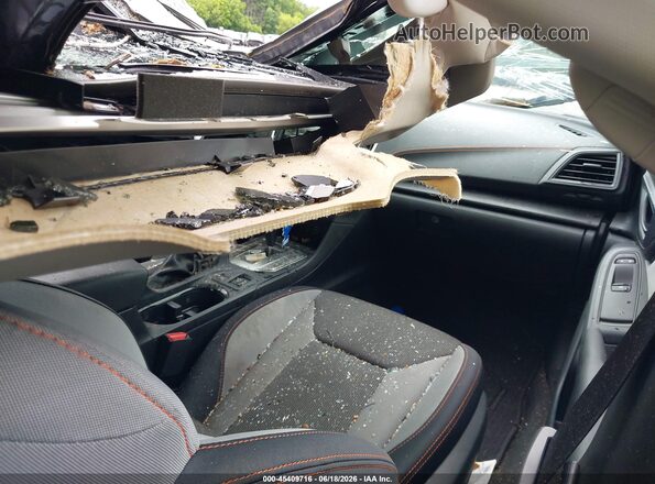 JF2GTAEC4L8253618 2020 SUBARU CROSSTREK Gray Вид салону спереду