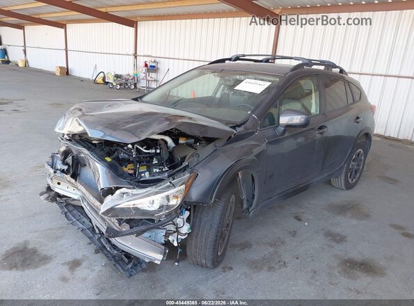 JF2GTAEC4NH272690 2022 SUBARU CROSSTREK Gray Vista tres cuartos delantera izquierda