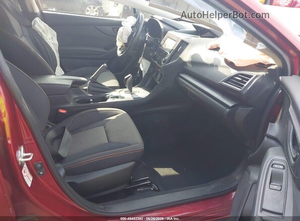JF2GTAEC5K8397502 2019 SUBARU CROSSTREK Бордовый Вид салона спереди