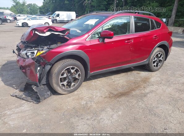 JF2GTAEC5K8397502 2019 SUBARU CROSSTREK Бордовый Передняя левая четверть