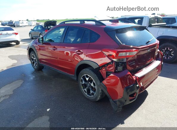 JF2GTAEC5KH390050 2019 SUBARU CROSSTREK Красный Задняя левая четверть