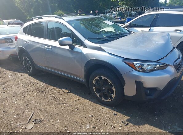 JF2GTAEC5M8283146 2021 SUBARU CROSSTREK Серебряный Вид задней части салона